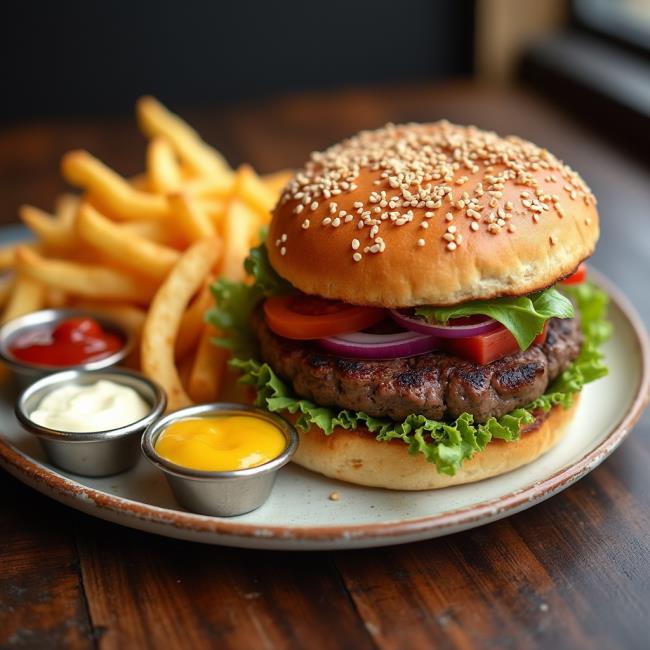 HAMBURGER MENÜ