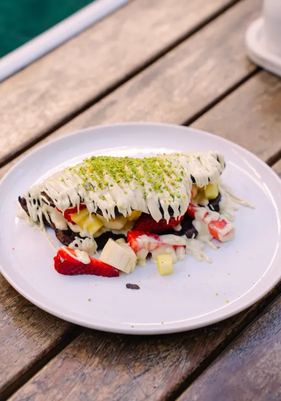 BLACK WHITE WAFFLE