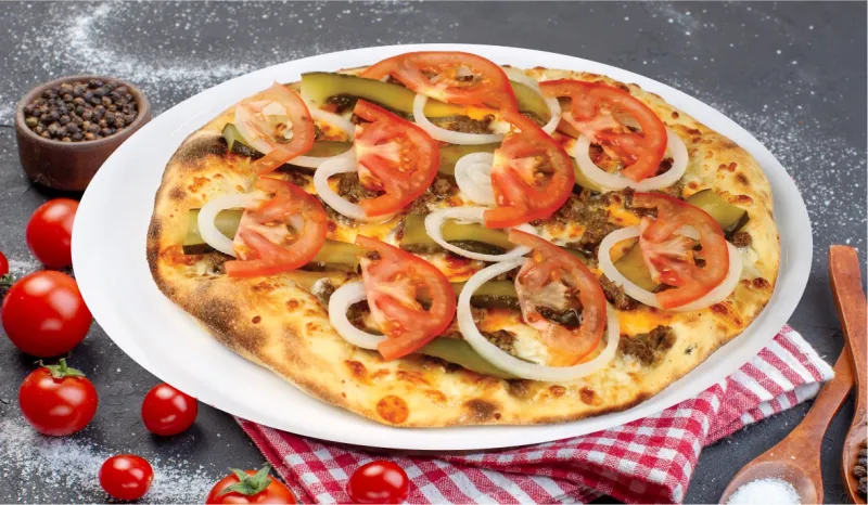 CHEESEBURGER PİZZA XL