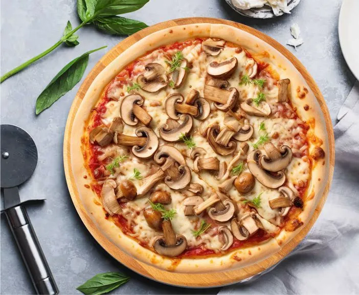 MANTARLI KEKİKLİ PİZZA