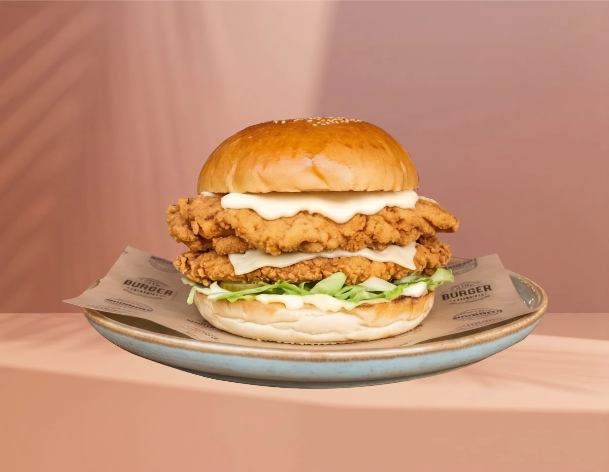 DOUBLE CHİCKEN BURGER