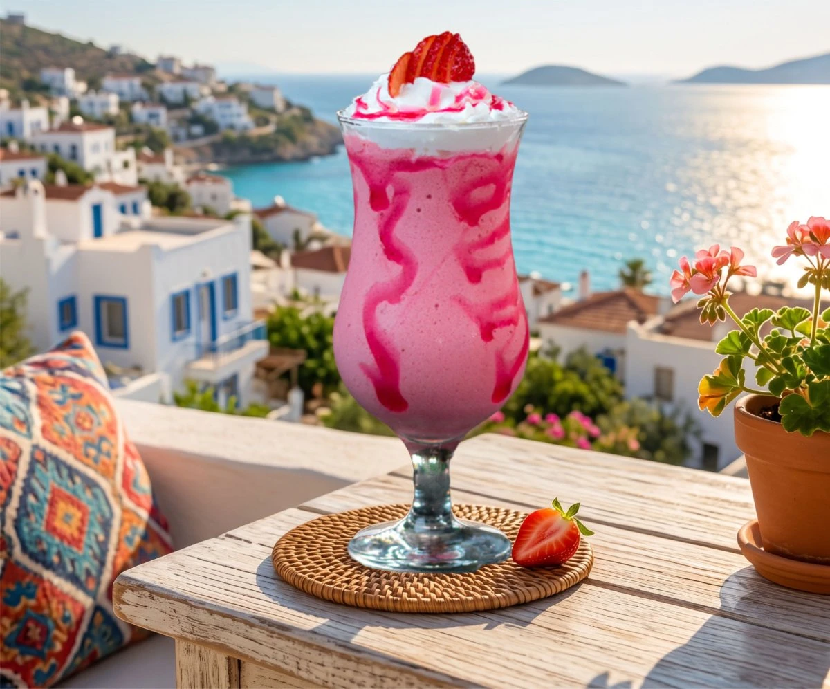 ÇİLEKLİ MILKSHAKE